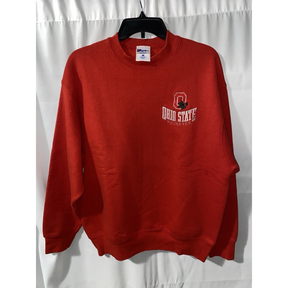 Vintage Ohio State‎ Buckeyes Pro Player Embroidered Sweatshirt Large Made USA